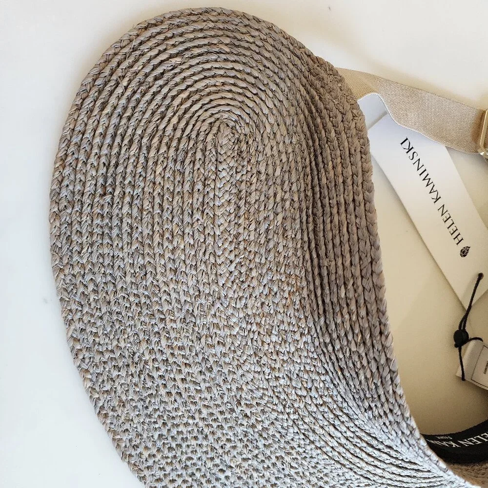 NWT - Helen Kaminski Maris Raffia Visor Hat - Eclipse👒 #11957 - Picture 6 of 12